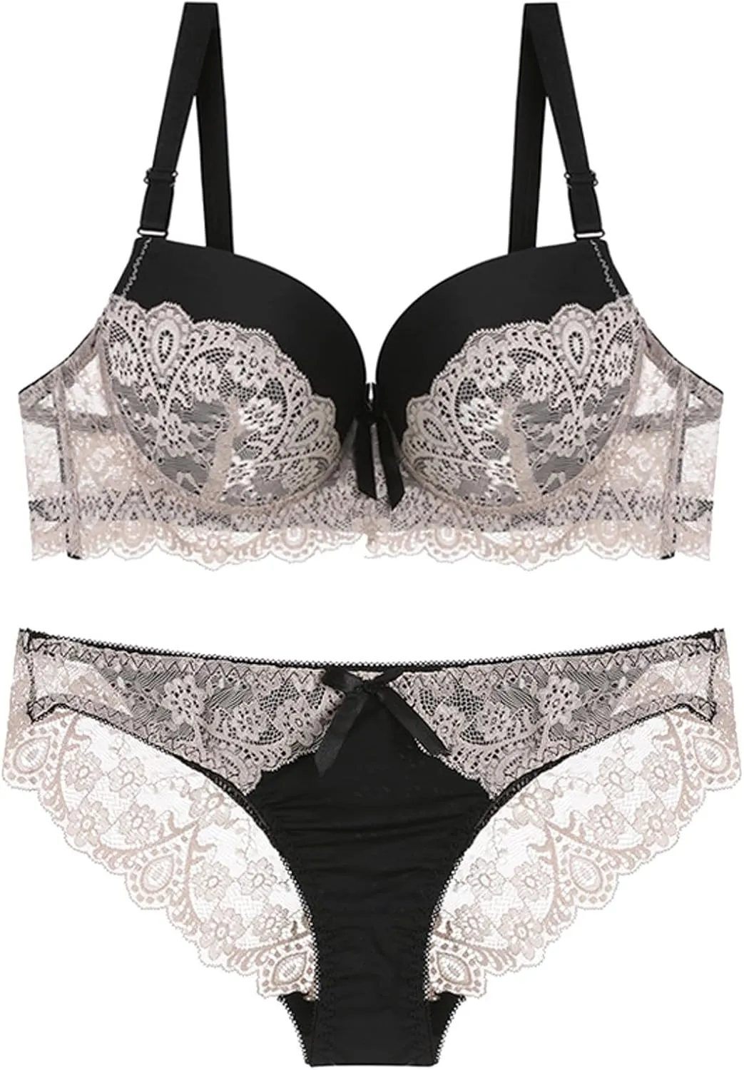 Lingerie for Women Naughty Two Piece Bodysuit Bra and Panty 2 Piece Nightwear Naughty 2 Piece Lingerie