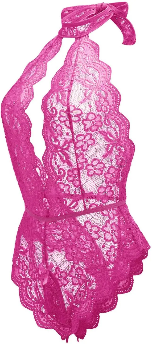 Lingerie Sets for Women Sexy Snap Crotch Sexy Mesh Teddy Bodysuit Bridal Lingerie Hollow Out Wicked