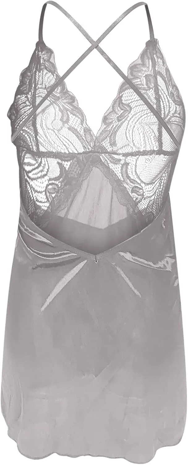 maisdgop Lingerie for Women Plus Size Sexy Sling Lace Perspective Skirt Lace Open File Erotic Bra Sets Loose Comfy Outfits
