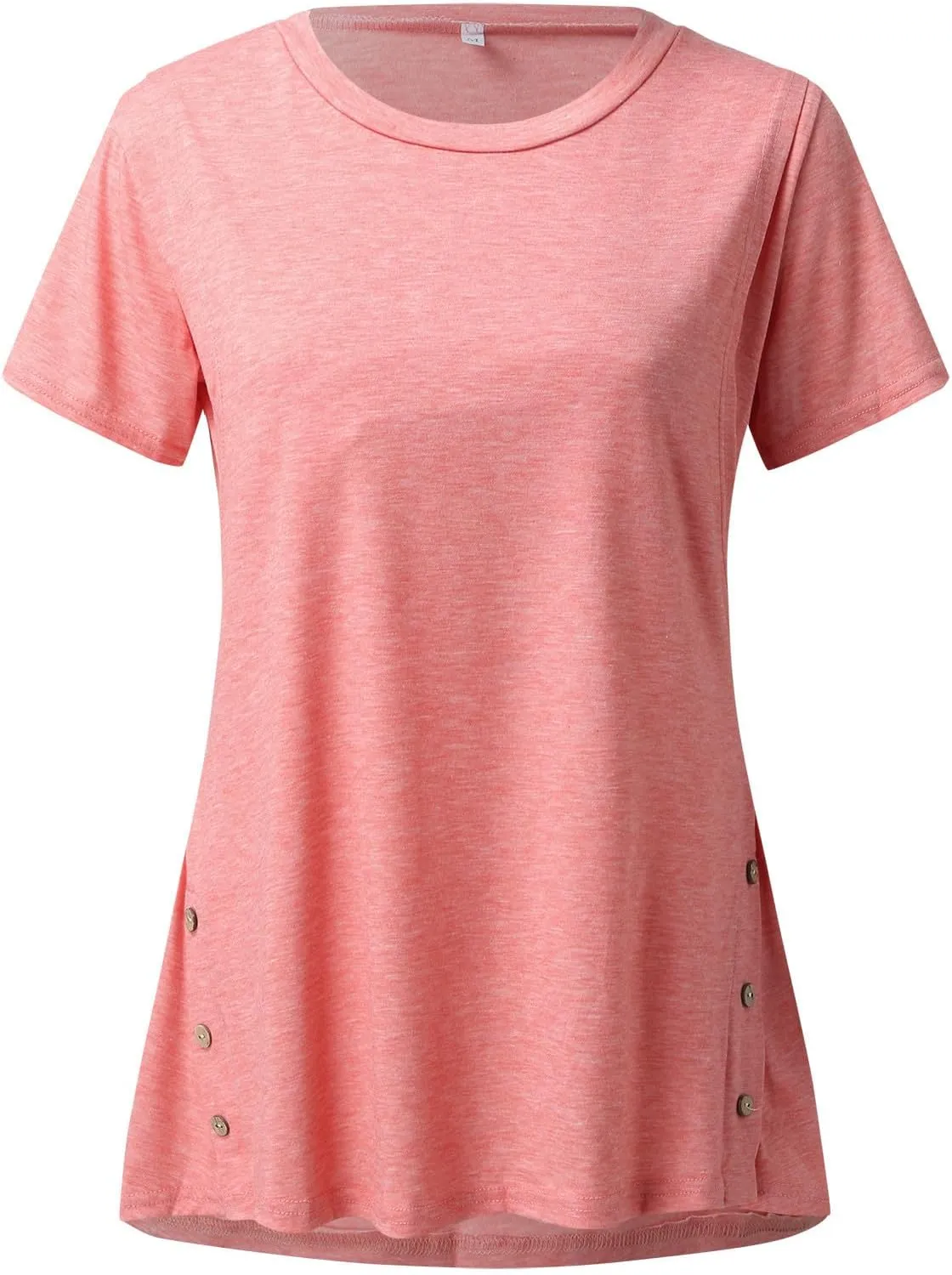 Maternity Nursing Shirts Women Breastfeeding Tops Short Sleeve Comfort Pregnancy Clothes Lounge Cotton Tee Top