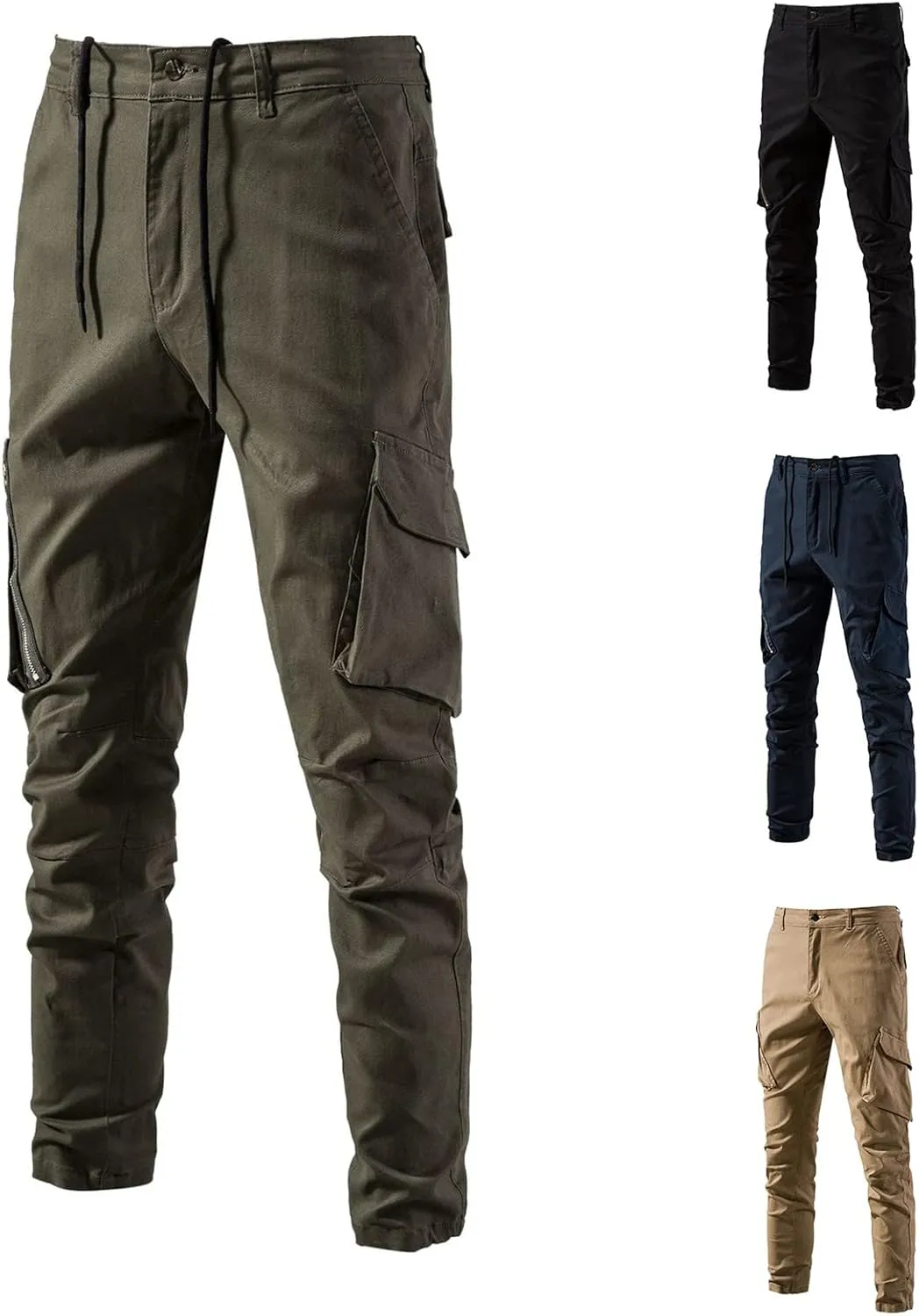 Mens Sweatpants with Pockets Big and Tall Heavyweight Sports Active for Men Gym Training Pants Men's Cargo Sweatpants