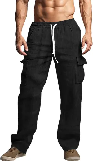 Mens Sweatpants with Pockets Big and Tall Sweatpants Heavyweight Fleece Active Gym Workout Sweat Pants Men's Sweatpants