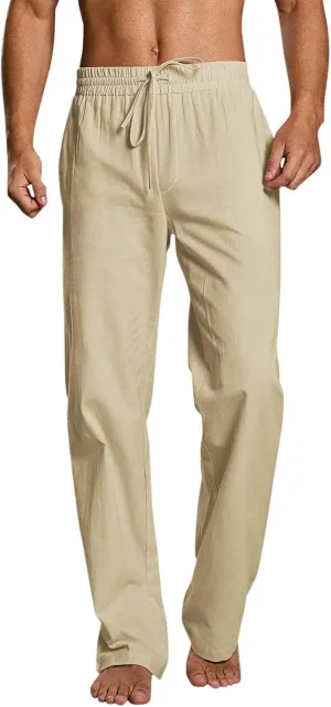 Mens Workout Cargo Sweatpants Men's Sweatpants Truck Fleece Lined with Elastic Waistband Fleeced Sweat Pants Trousers