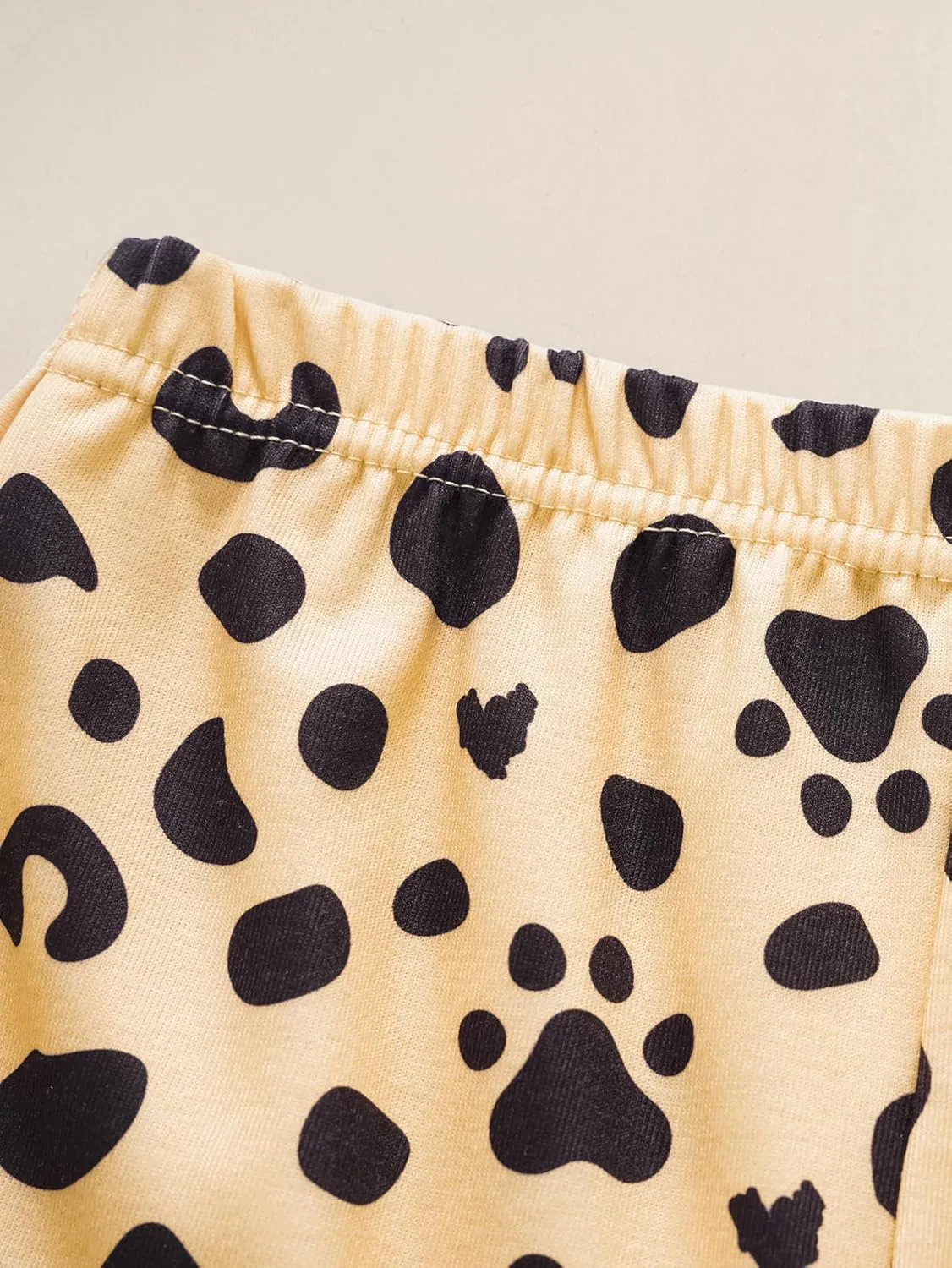 MyFav Big Girls Sleeveless Pajama Sets Cute Panda Polka Dot Sleepwear Loungewear