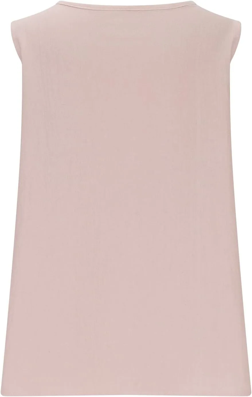 Mzkdieey Cotton Linen Tank Tops for Women Scoop Neck Button Down Henley Shirts Summer Casual Sleeveless Loose Fit T-Shirt