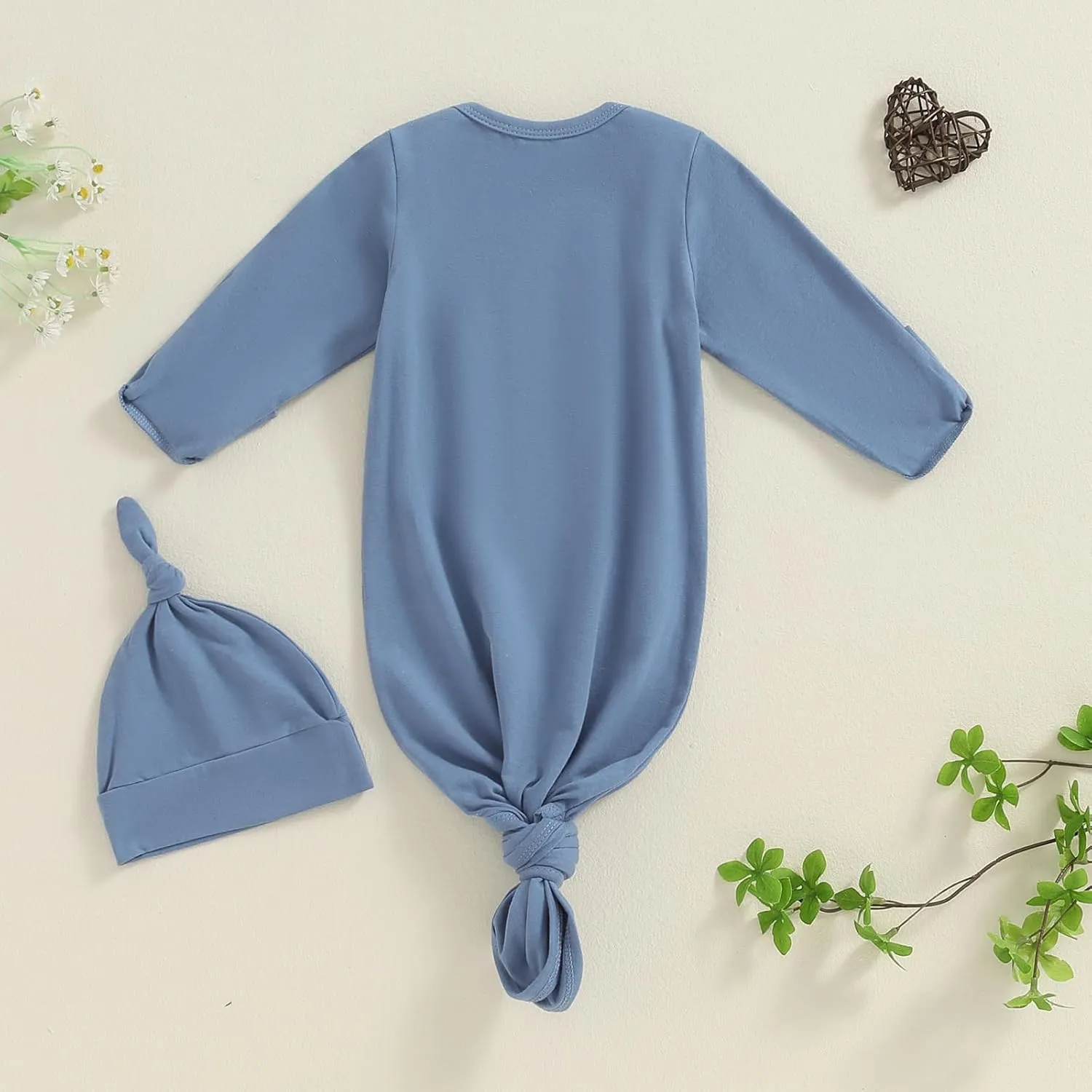 Newborn Sleeper Gown Baby Boy Girl Football Outfit Infant Nightgown Sleeping Bag Sleepwear Pajamas