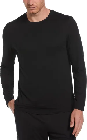 Perry Ellis Men's Portfolio Long Sleeve Deluxe Touch Crewneck Sweatshirt, Soft Stretch Fabric, Loose Fit, Loungewear