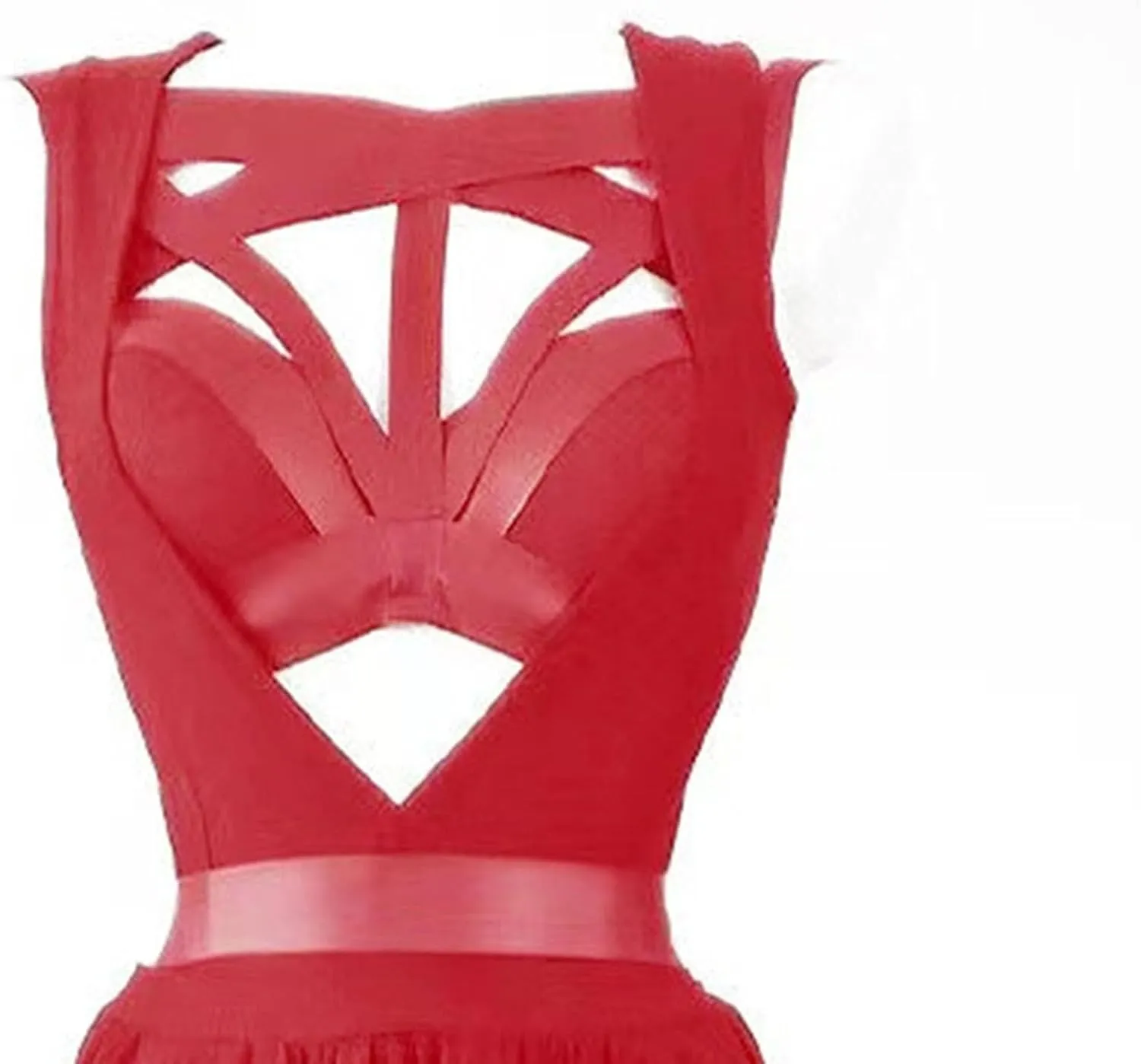 Plus Size Sexy Lingerie for Women Three Piece Dress with Straps Bosom Cushion Skirt Mesh Sheer Nightdress Nightgown