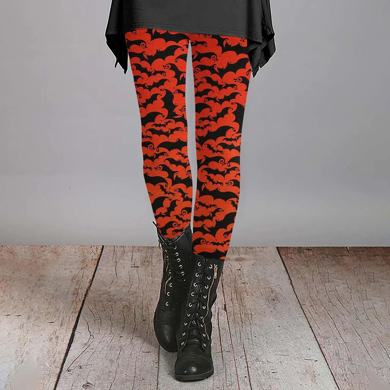Print Stretchy Leggings Pumpkin Print Printed Sports Yoga Pants Leggings Seasonal Printed Leggings Halloween