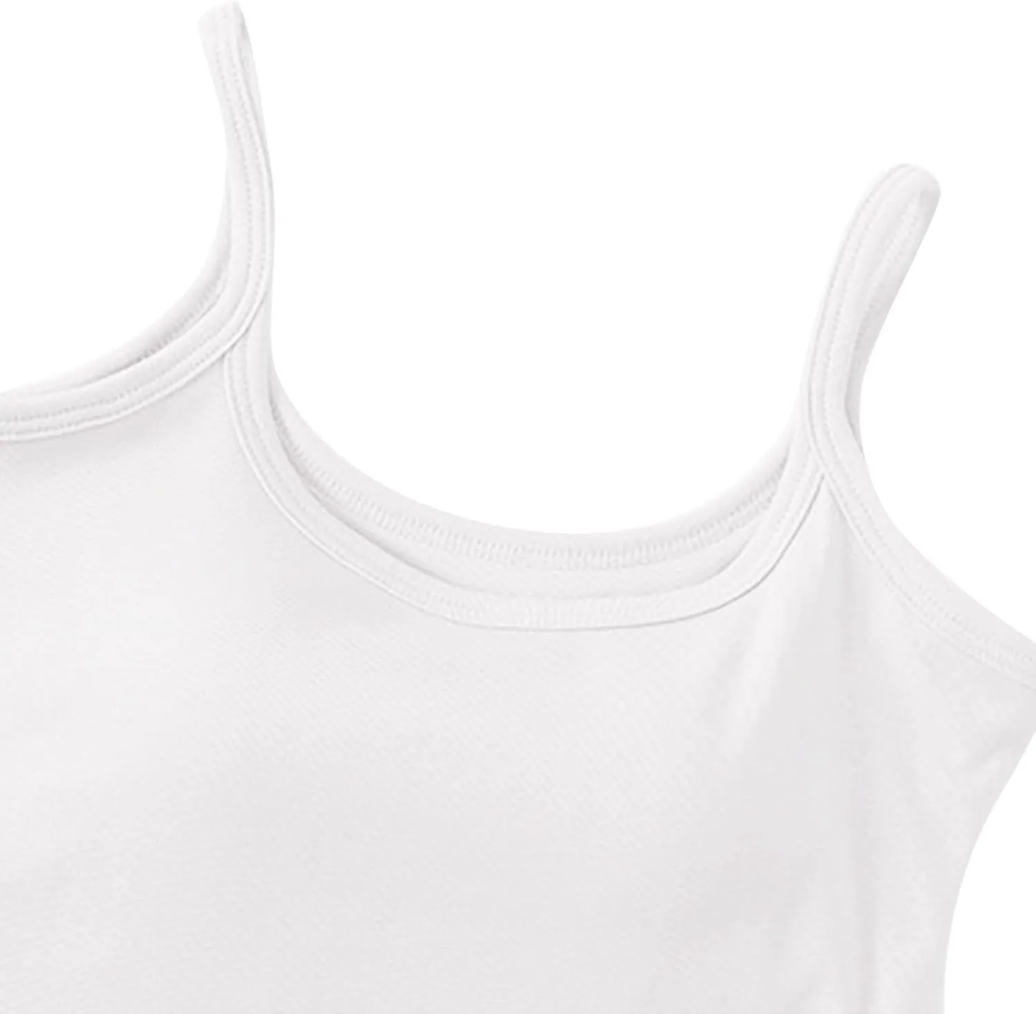 Seamless Sports Bra Cropped Tank Top for Women Spaghetti Straps Workout Tops Ribbed Cami Shirts Undershirt