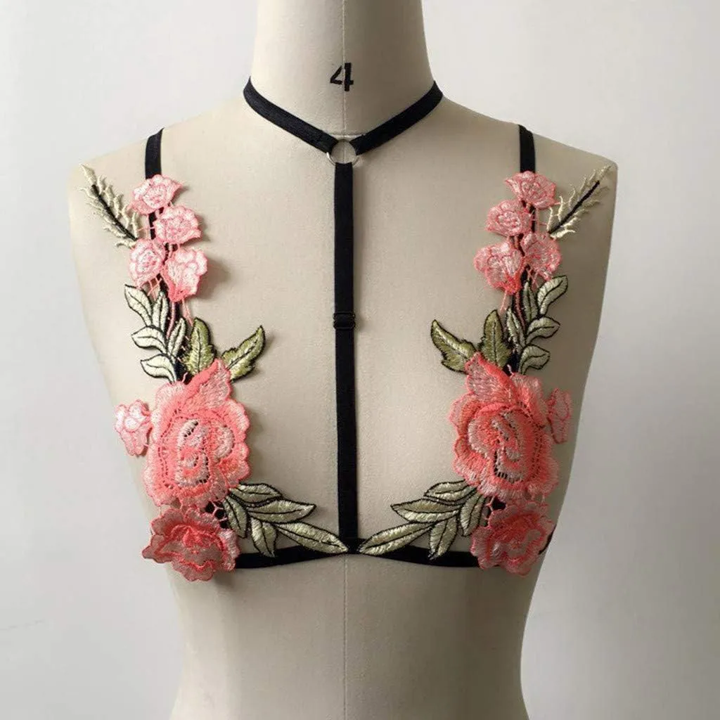 Sexy Lingerie Bodysuit for Women 2023 Plus Set Embroidered Sexy Floral Lace Lingerie Size Underwear Woman