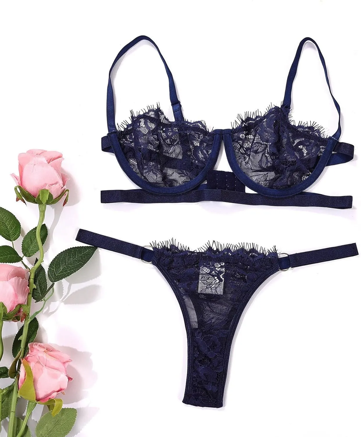 Sexy Lingerie Set for Women Interest Gathering Underwear Set For Women 1