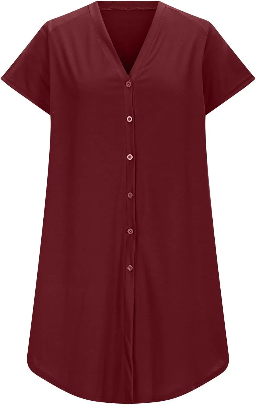 Summer Dresses for Women 2025,Button Down Shift Dresses Beach Vacation Fashion Sun Dresses Short Sleeve midi Dresses