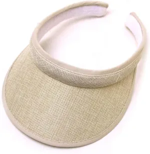 Summer Visor for Women Solid Adjustable Empty Top Baseball Cap Beach Travel Sports Ponytail Sun Hats