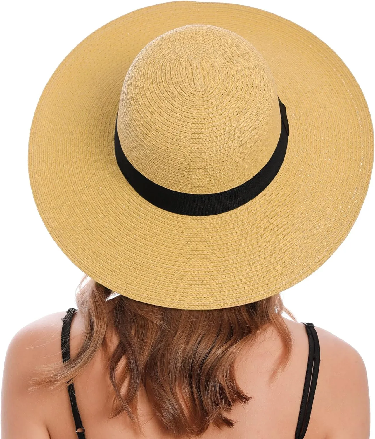 Sun Hats for Women Uv Protection Wide Brim Straw Hat Women Beach Hats Summer Foldable Floppy Travel Beach Hats for Women