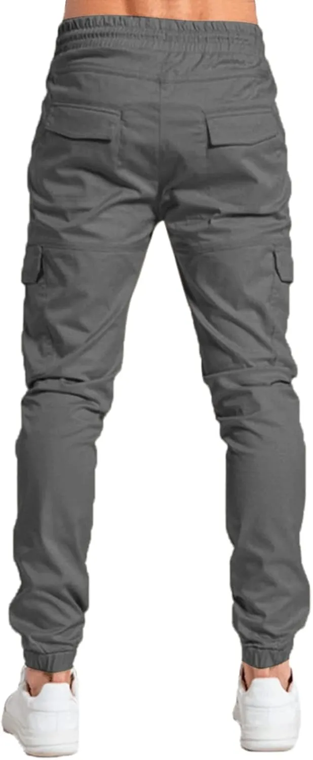 Sweatpants for Men Big and Tall Casual Mens Gifts Cargo Pants Hiking Workout Joggers Tactical Loose Straight Trousers