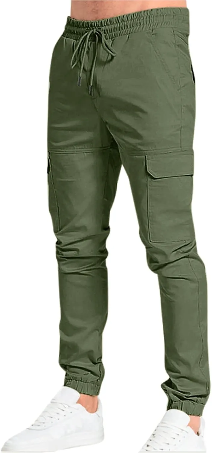 Sweatpants for Men Big and Tall Casual Mens Gifts Cargo Pants Hiking Workout Joggers Tactical Loose Straight Trousers