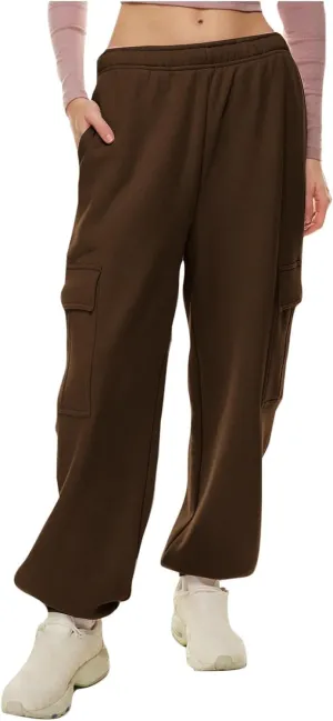 Sweatpants for Women-Womens Joggers with Pockets High Waist Lounge Trousers Baggy Cargo Pants for Yoga Workout Running