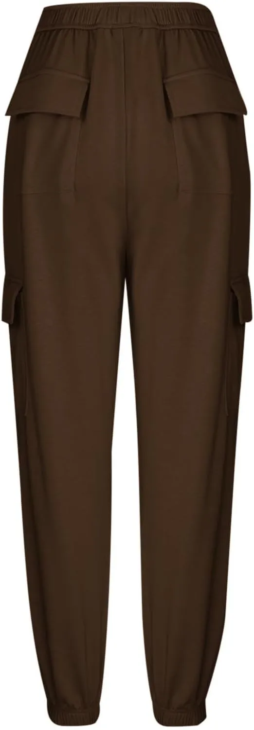 Sweatpants for Women-Womens Joggers with Pockets High Waist Lounge Trousers Baggy Cargo Pants for Yoga Workout Running