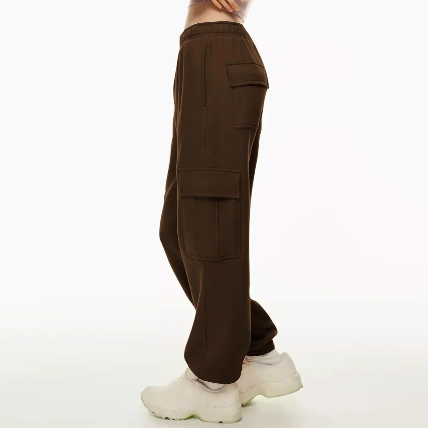 Sweatpants for Women-Womens Joggers with Pockets High Waist Lounge Trousers Baggy Cargo Pants for Yoga Workout Running