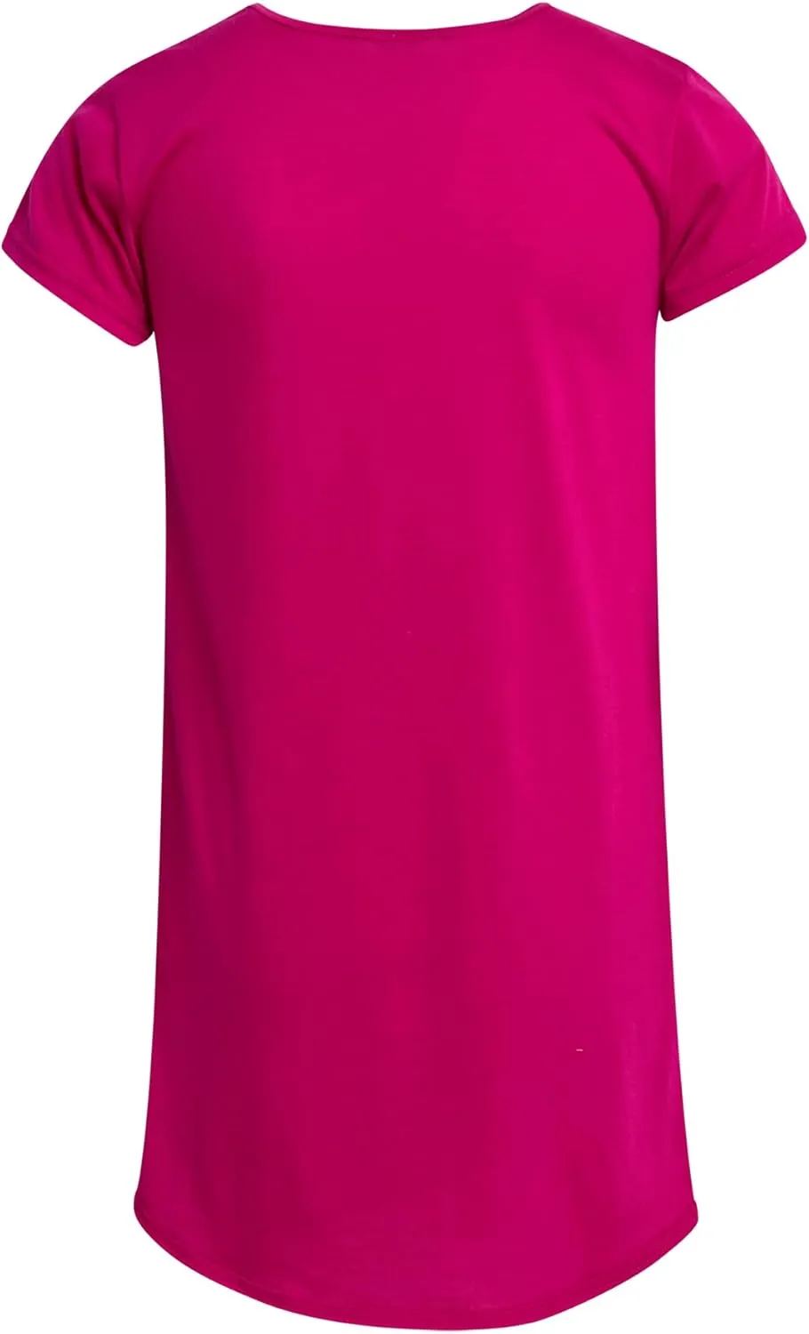 Sweet & Sassy Girls Nightgowns - 4 Pack Short Sleeve Night Gown Sleepwear Pajama Dress for Kids (Size: 4-14)