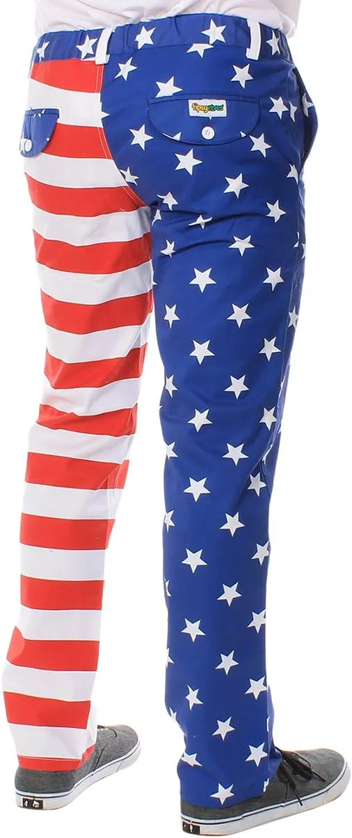 Tipsy Elves ﻿Golf Pants for Men - 4-Way Stretch Wrinkle Resistant Athletic Golf Pants