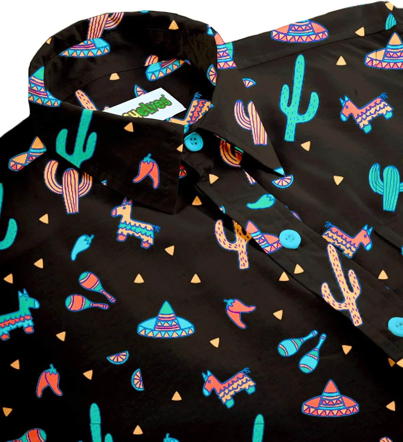 Tipsy Elves Hawaiian Shirts for Men - Men’s Casual Beach Summer Shirts - Stretch Fabric with Modern Fit