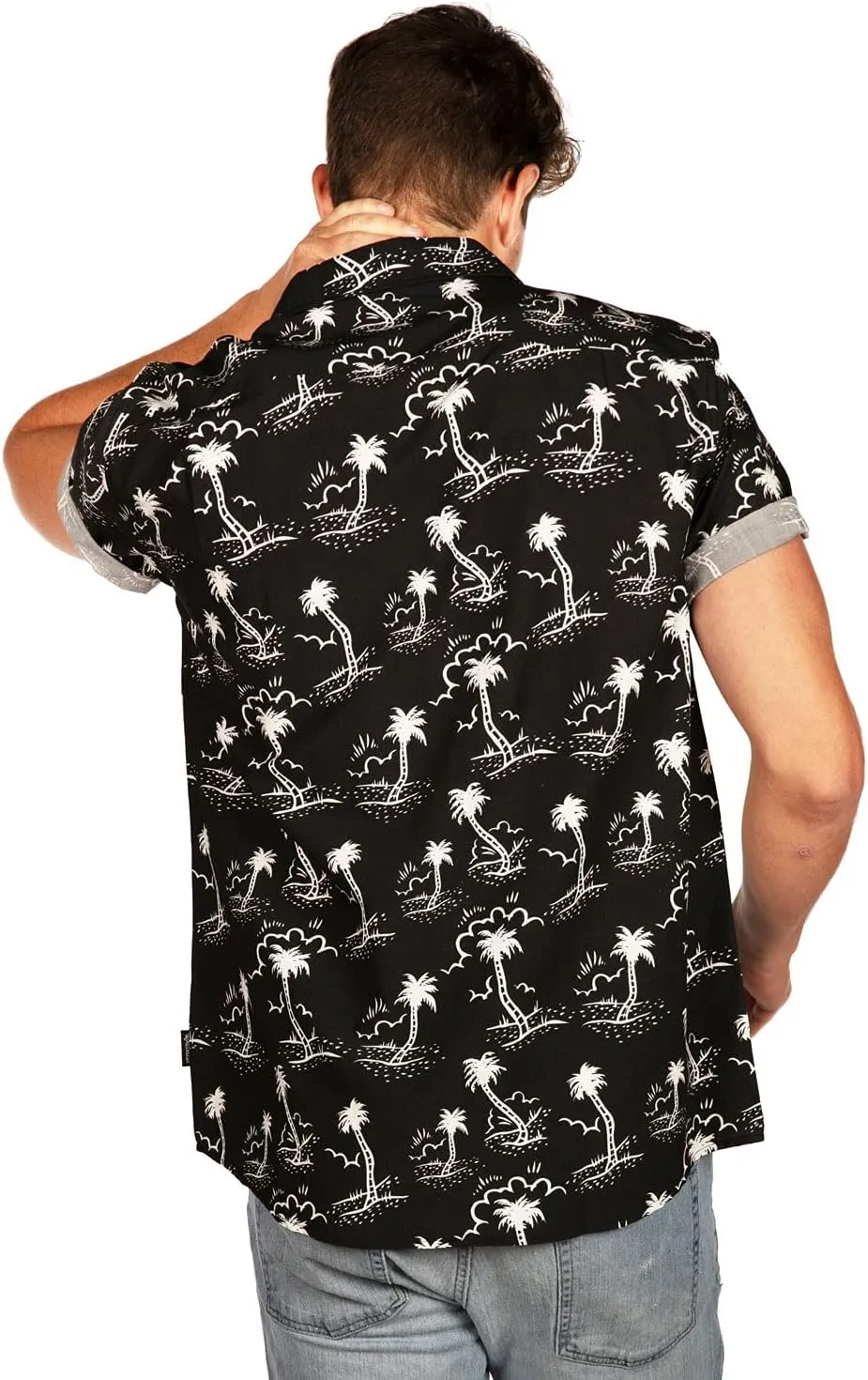 Tipsy Elves Hawaiian Shirts for Men - Men’s Casual Beach Summer Shirts - Stretch Fabric with Modern Fit