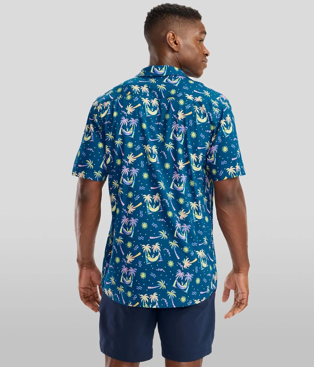 Tipsy Elves Hawaiian Shirts for Men - Men’s Casual Beach Summer Shirts - Stretch Fabric with Modern Fit