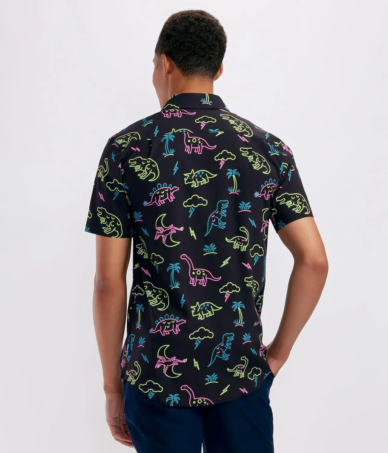 Tipsy Elves Hawaiian Shirts for Men - Men’s Casual Beach Summer Shirts - Stretch Fabric with Modern Fit