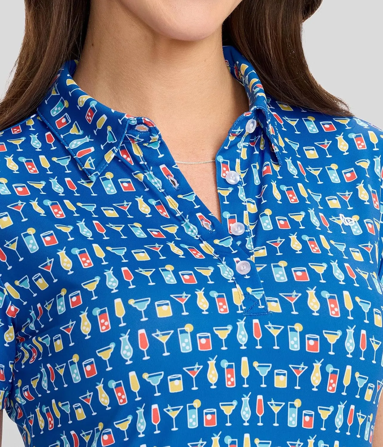Tipsy Elves Quick Dry Women's Golf Shirt - Short Sleeve Tennis Shirts for Women - Cute Pickleball Outfits