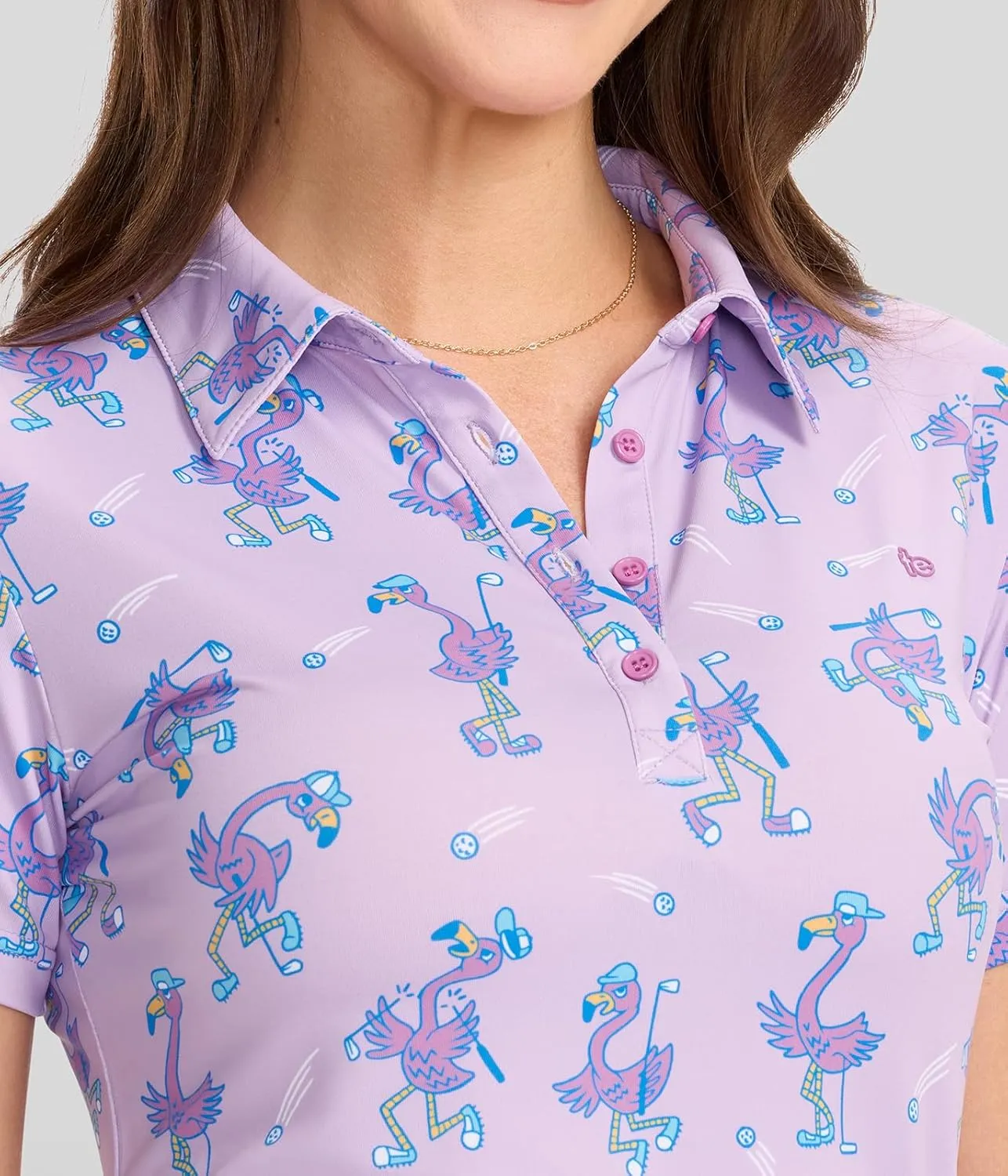 Tipsy Elves Quick Dry Women's Golf Shirt - Short Sleeve Tennis Shirts for Women - Cute Pickleball Outfits