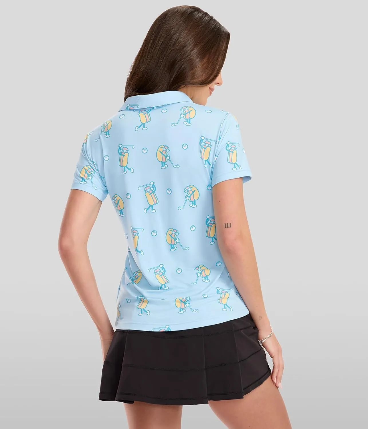 Tipsy Elves Quick Dry Women's Golf Shirt - Short Sleeve Tennis Shirts for Women - Cute Pickleball Outfits