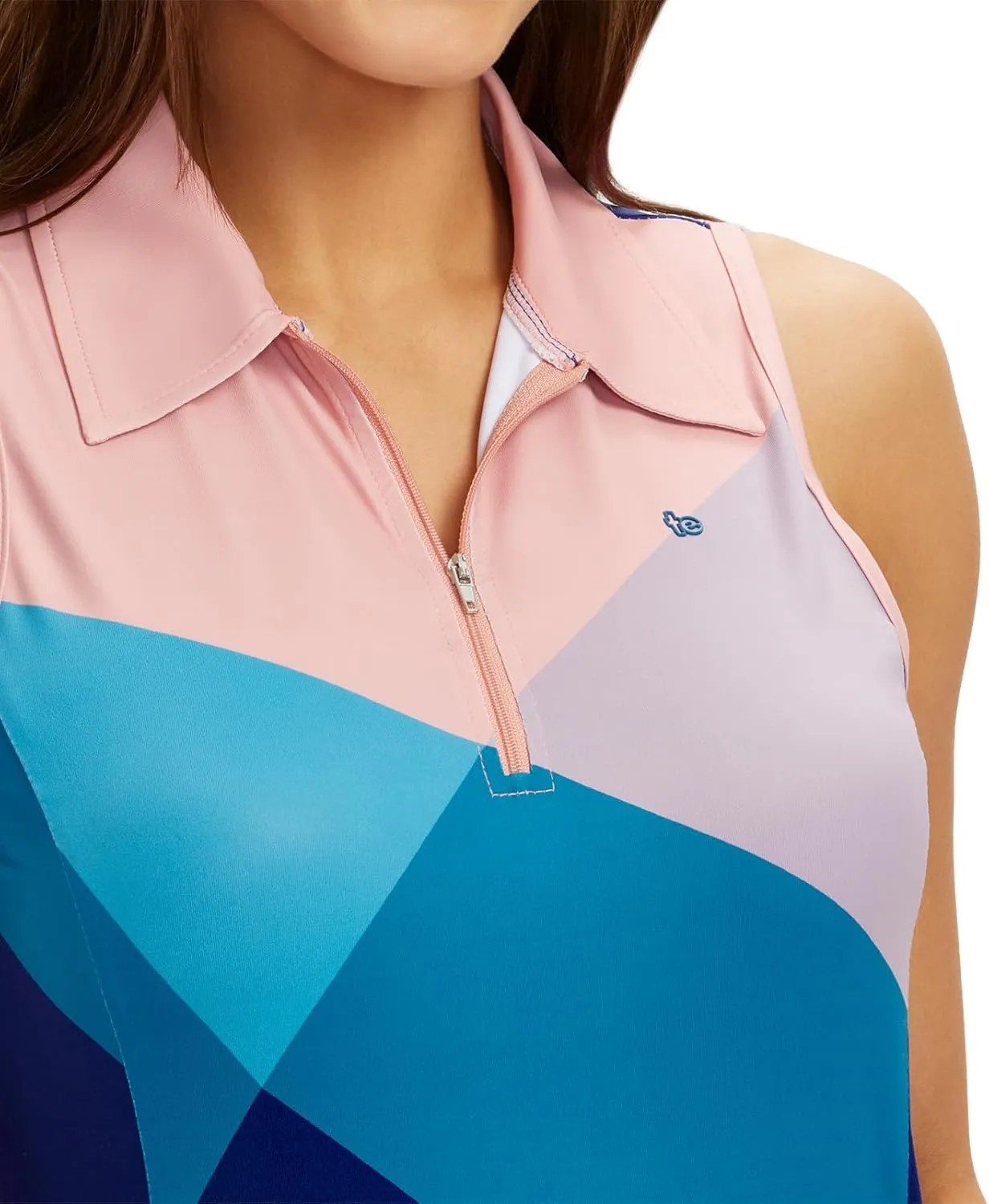 Tipsy Elves Quick Dry Women's Golf Shirt Sleeveless 1/4 Zip Tennis Shirts for Women Tank Top Polo Pickleball Outfits