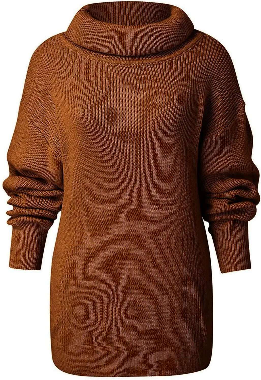 Turtle Neck Tops for Women Long Sleeve Fitted Sweater Plus Size Ribbed Sweater Winter Thermal Tops Fall Fashion Tops