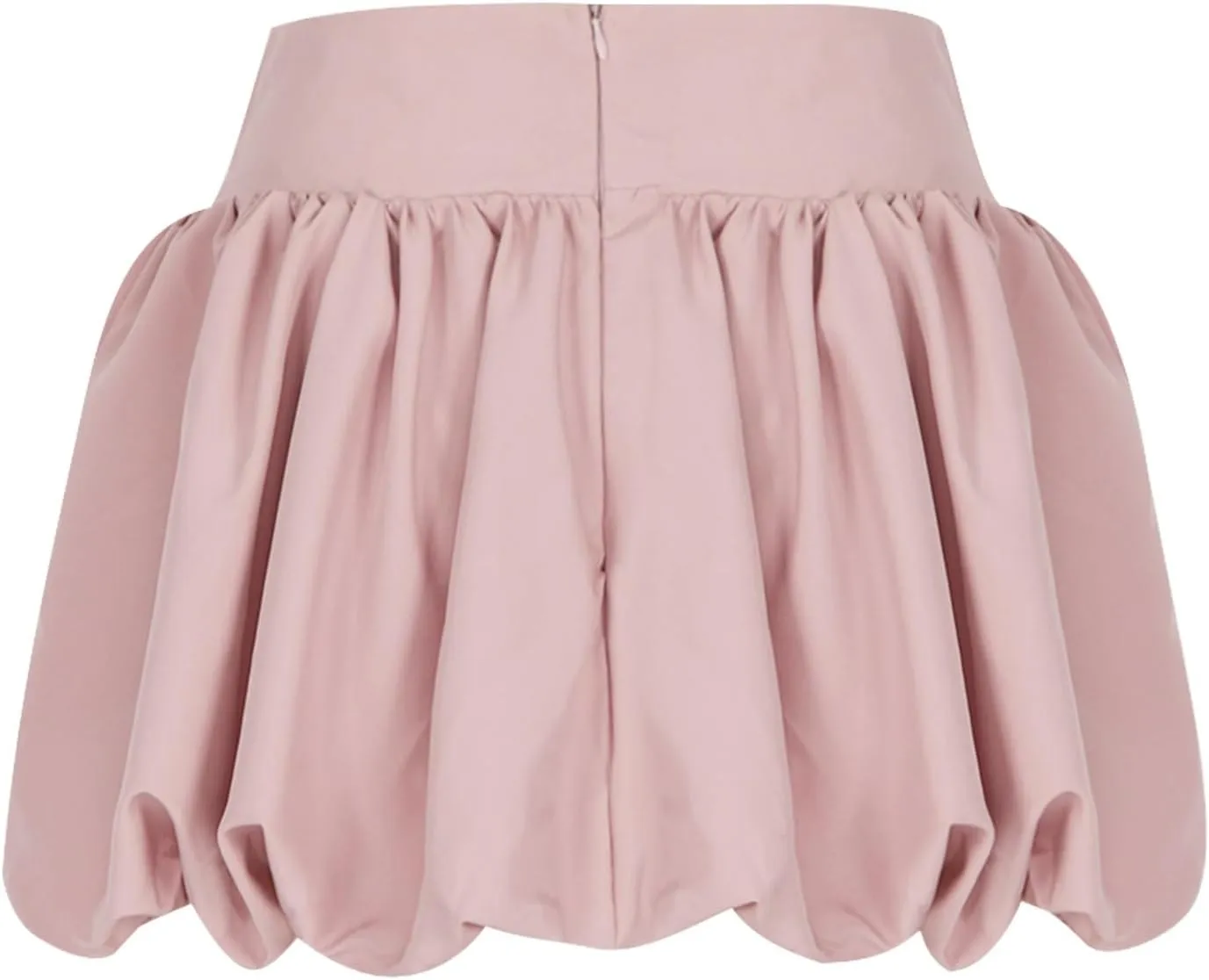 Women Bubble Skirt High Waist Ruffle Hem A Line Pleated Mini Short Skirt Teen Girls Puffy Skirts Streetwear Sexy Y2K Clothing