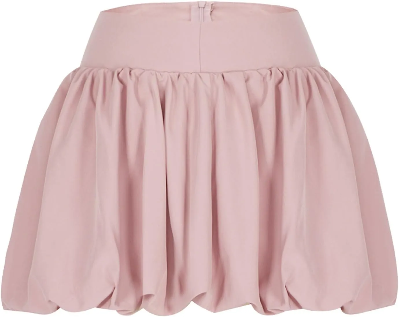 Women Bubble Skirt High Waist Ruffle Hem A Line Pleated Mini Short Skirt Teen Girls Puffy Skirts Streetwear Sexy Y2K Clothing