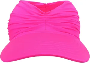 Women Wide Brim Sun Hats Ponytail Foldable Floppy Bucket Hat with Bowknot Empty Top Summer Visor Beach Holiday Hat
