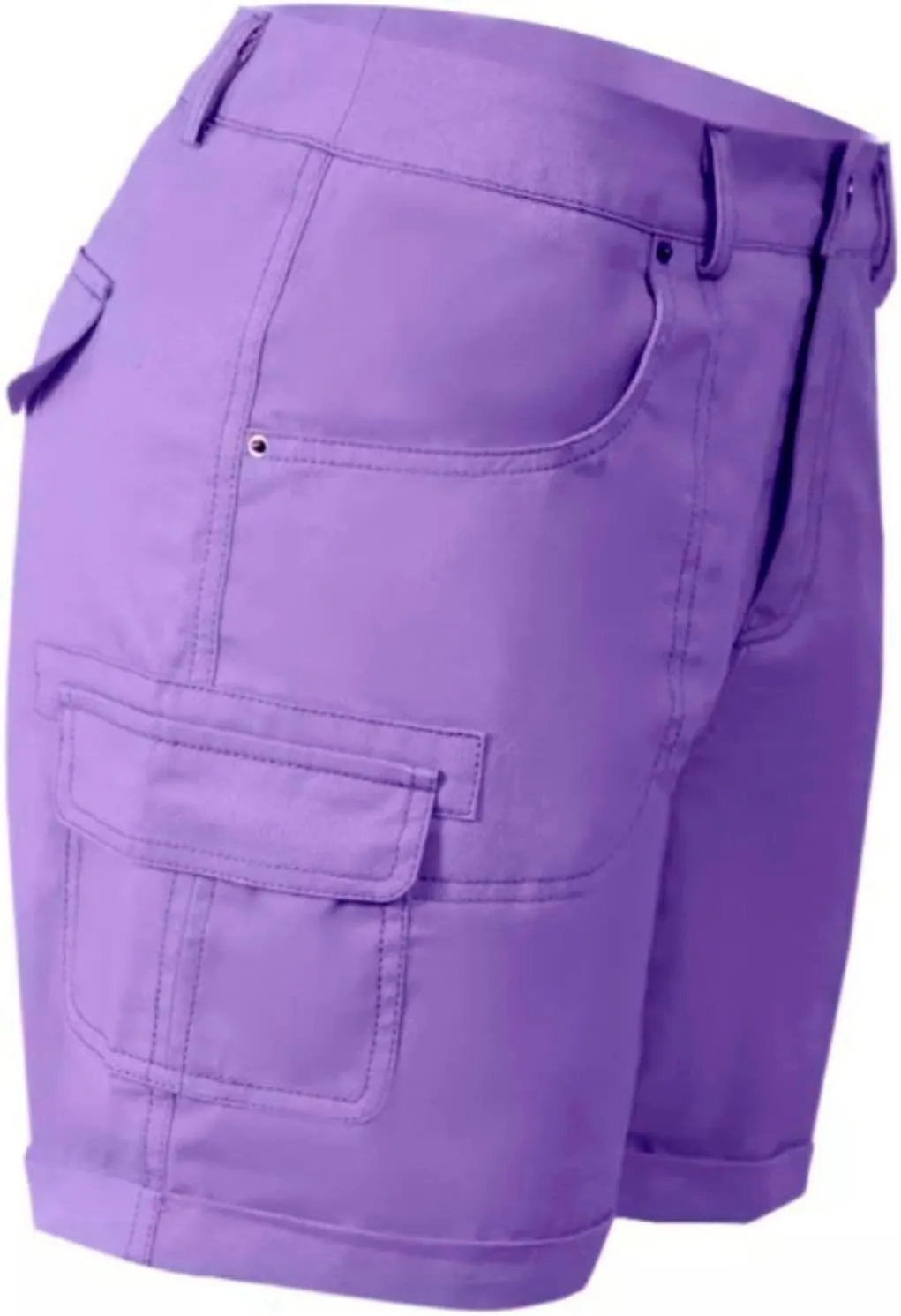 Womens Cargo Shorts Trendy Summer 2025 Casual High Waisted Work Shorts Retro Loose Outdoor Hiking Shorts with Pockets