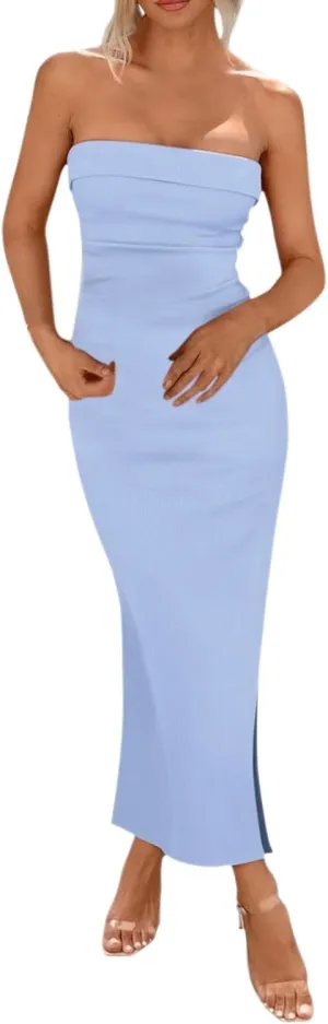 Women's Cocktail Dresses Elegant Sleeveless Bodycon Long Dresses Formal Gowns Evening Dress Spring Dresses 2025