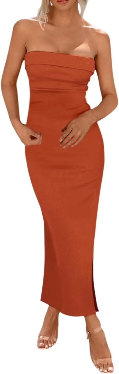 Women's Cocktail Dresses Elegant Sleeveless Bodycon Long Dresses Formal Gowns Evening Dress Spring Dresses 2025