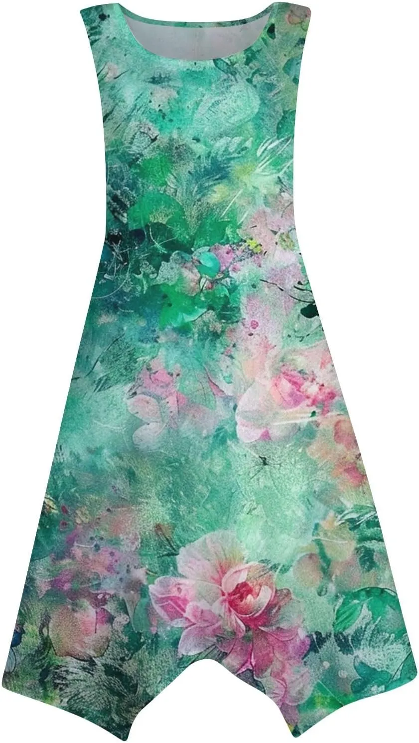 Womens Dresses Sleeveless Summer Dresses for Women Plus Size Sundress Plus Size Sun Dresses Beach Dresses for Women