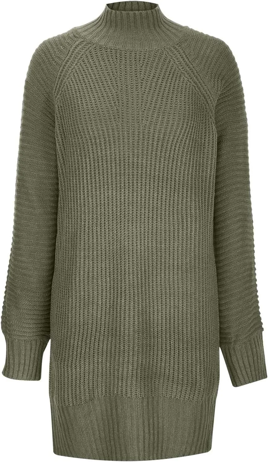 Womens Fall Casual Dresses Elegant 2024 Long Sleeve Sweater Dresses Knitted Pullover Crewneck Short Shift Dresses