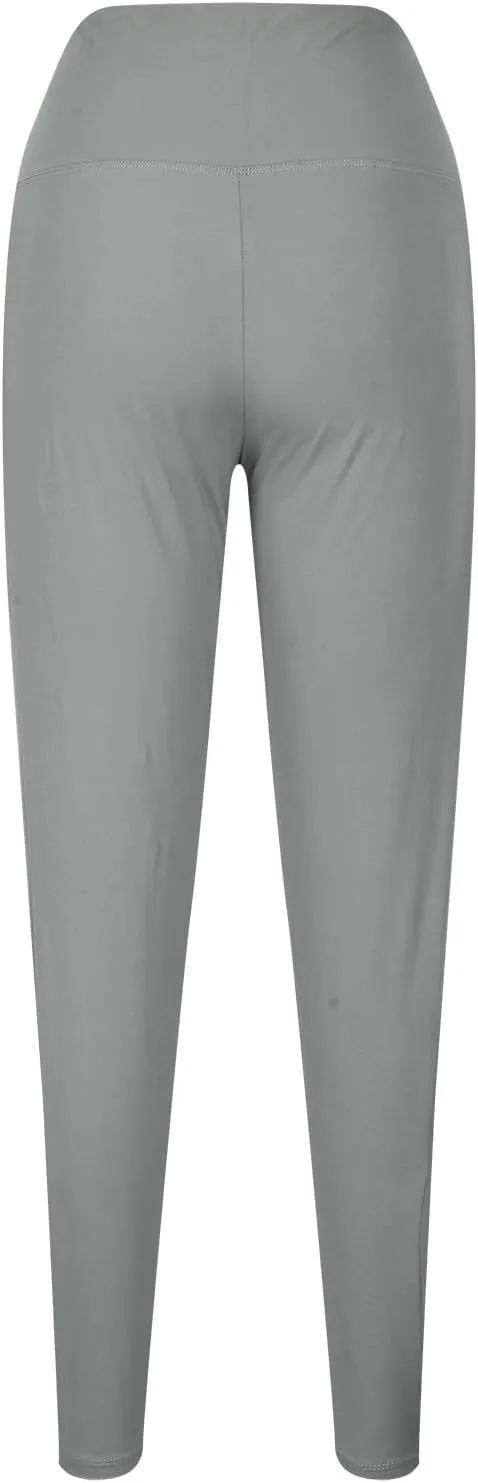 Women's Leggings Plus Size Yoga Leggings with Pockets High Waist Workout Leggings Soft Running Leggings Casual Pants