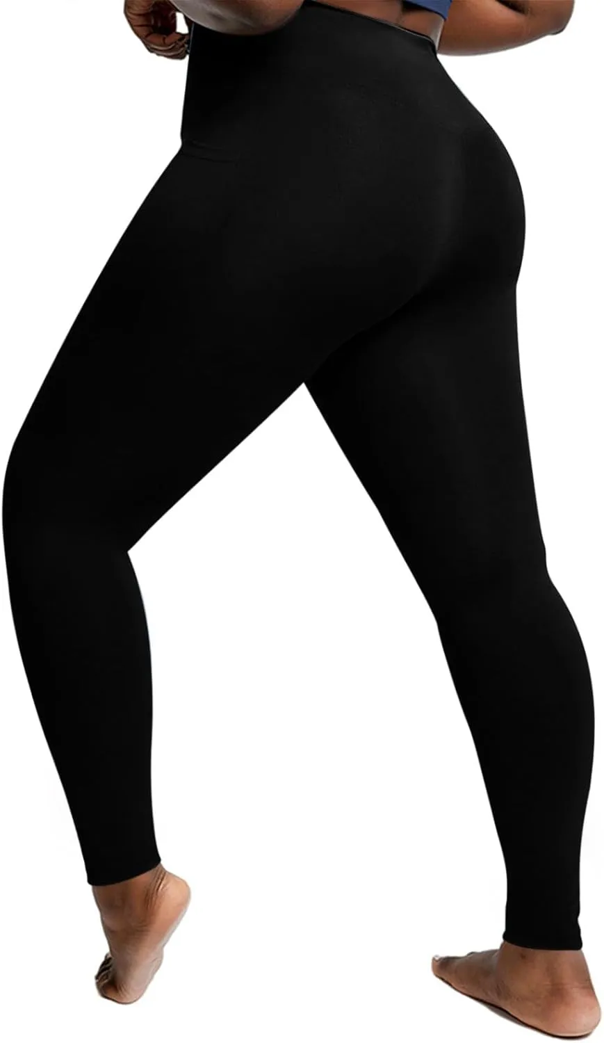 Women's Leggings Plus Size Yoga Leggings with Pockets High Waist Workout Leggings Soft Running Leggings Casual Pants