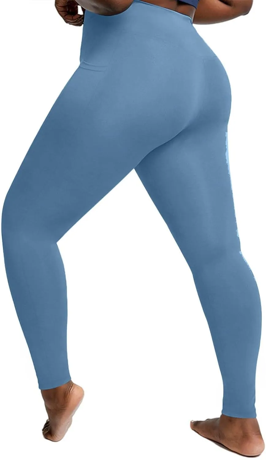 Women's Leggings Plus Size Yoga Leggings with Pockets High Waist Workout Leggings Soft Running Leggings Casual Pants