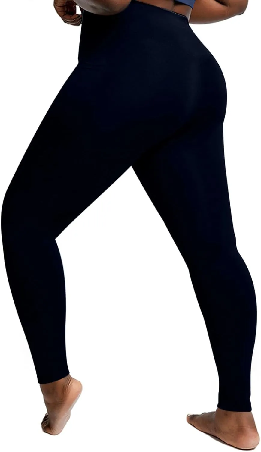 Women's Leggings Plus Size Yoga Leggings with Pockets High Waist Workout Leggings Soft Running Leggings Casual Pants