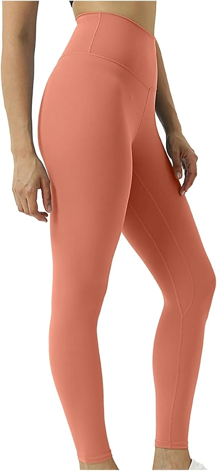 Womens Leggings Seamless Plus Size Yoga Pants High Waisted Compression Leggings Tummy Control Workout Leggings