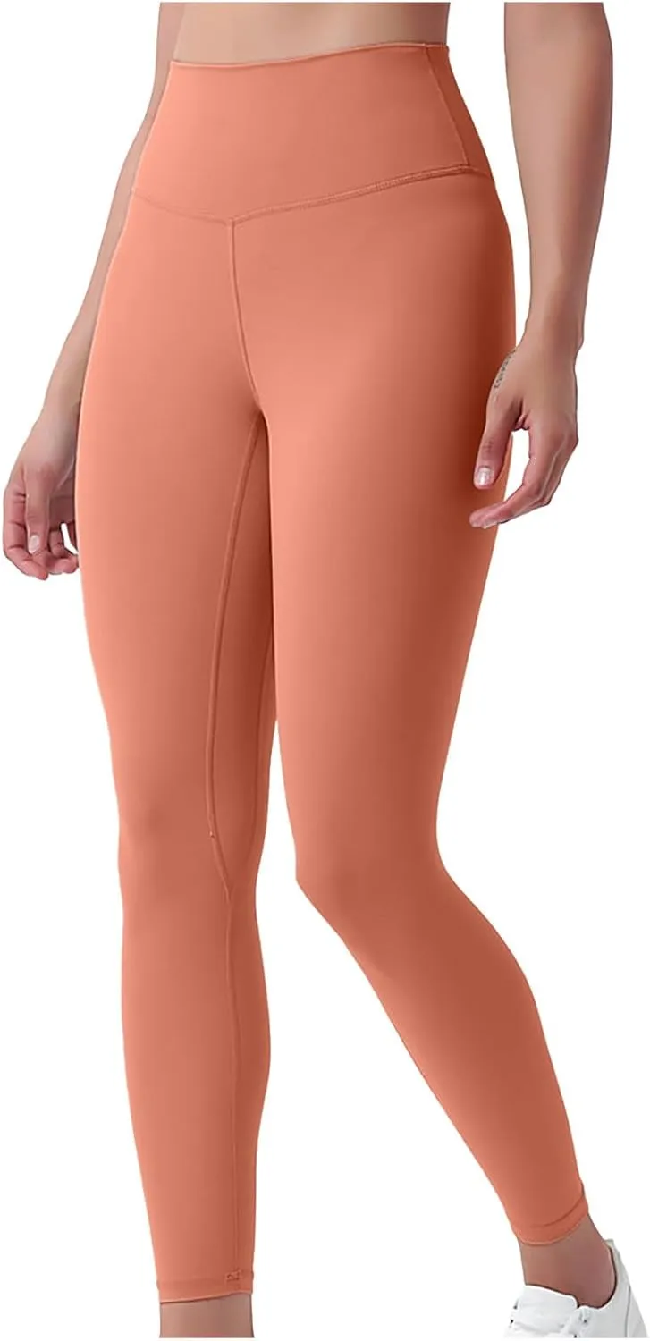 Womens Leggings Seamless Plus Size Yoga Pants High Waisted Compression Leggings Tummy Control Workout Leggings