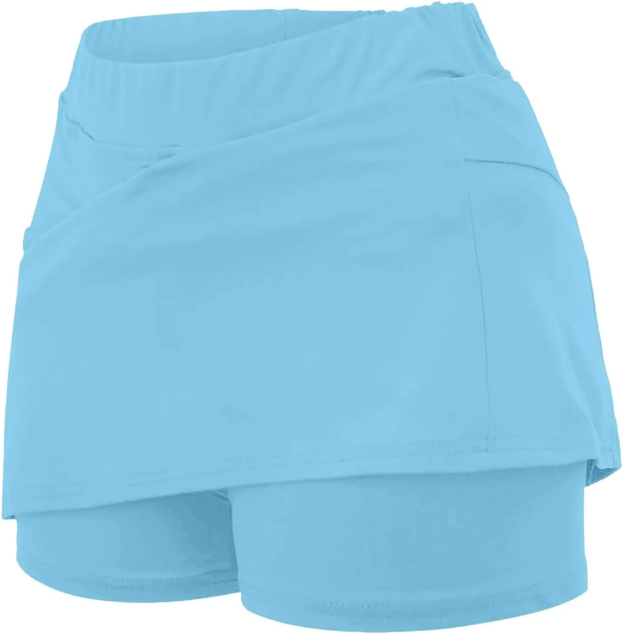Womens Skorts with Pockets Tummy Control Plus Size Skorts for Women High Waist Athletic Sports Pants Skirt Casual